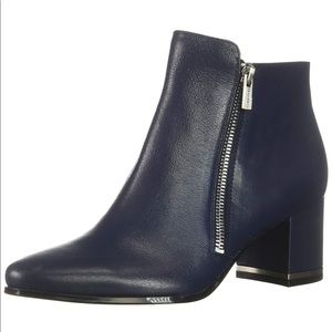 Calvin Klein Navy Booties